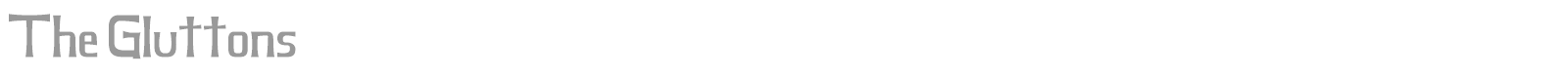 The Gluttons font preview